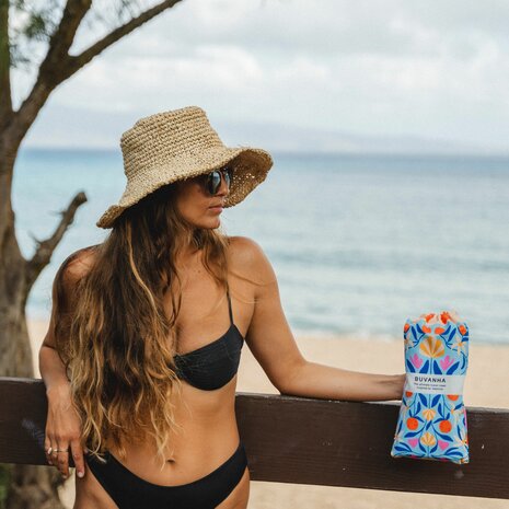 Buvanha Valencia Strandlaken &ndash; 160 x 80 cm