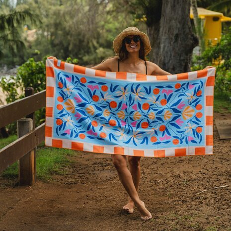 Buvanha Valencia Strandlaken &ndash; 160 x 80 cm