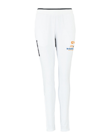 De Gooische Vallei Dames Trainingsbroek Wit met clublogo
