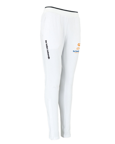 De Gooische Vallei Dames Trainingsbroek Wit met clublogo