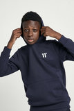 11 Degrees Core Pullover Hoodie Navy_