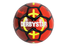 Derbystar Street Soccer Ball Rood/Neon Geel