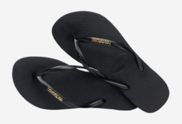 Havaianas Slim Logo Metallic - 4119875.1924 - Black/Gold