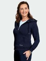 Silvermedal (101114-Navy) Hoodie vest dames Premium 