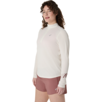 ASICS ICON 1/2 ZIP LS TOP (2012D175-100) - Cream