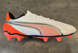 Puma KING MATCH FG/AG Jr (108837-01) Wit-Zwart-Rood